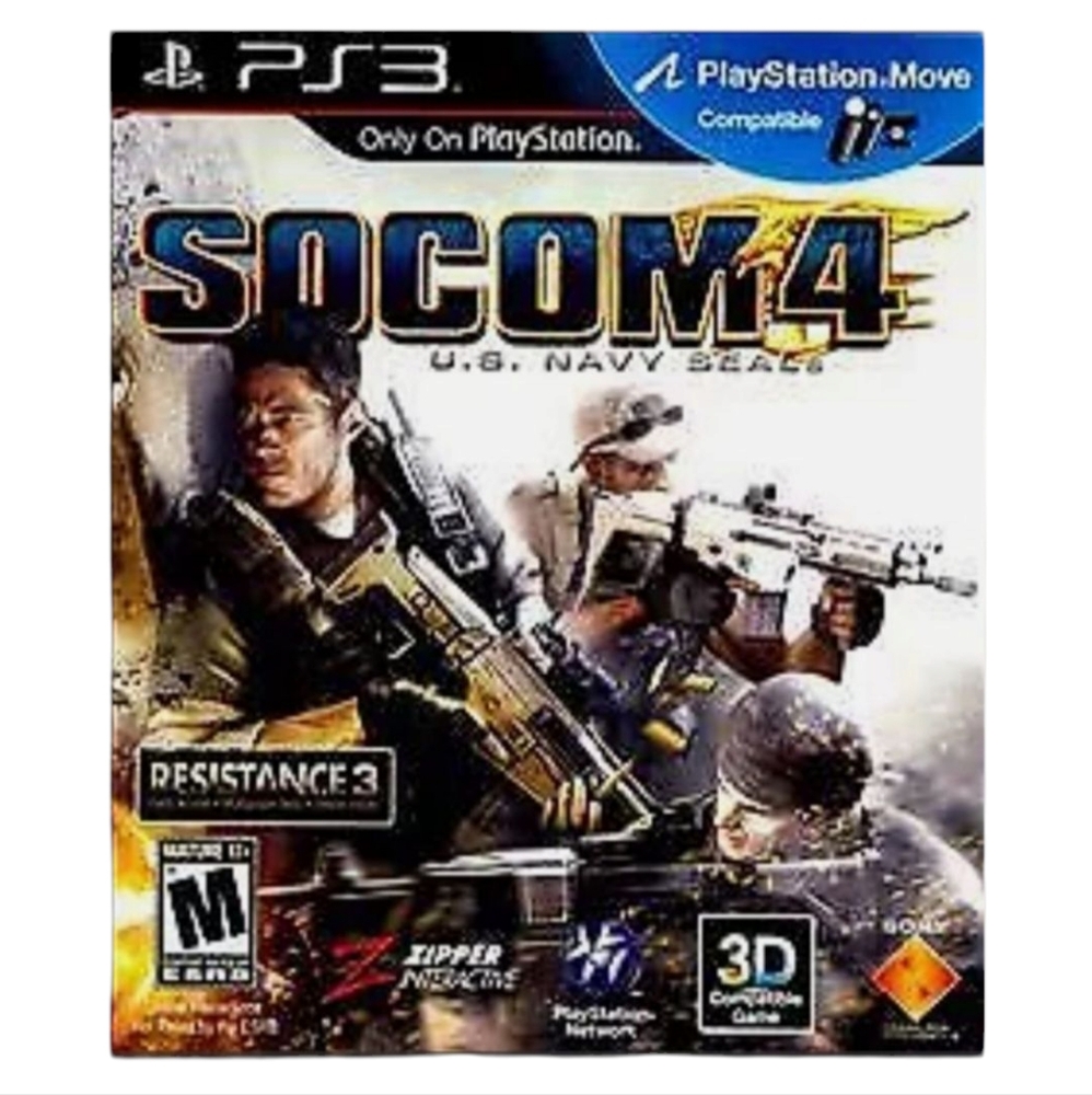 Playstation 3 (PS3) SOCOM 4: U.S. Navy Seals Video Game
